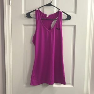Medium purple Fila sports workout tank top